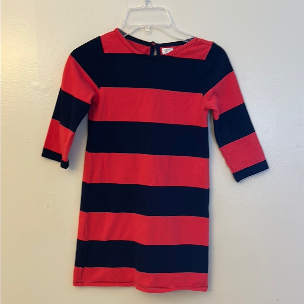 Crewcuts Red and Black Striped Top